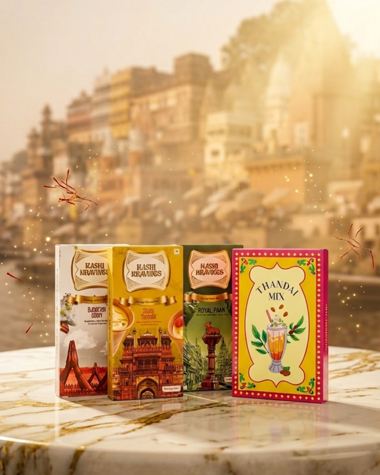 The Kashi Heritage Collection | Artisanal Assorted Chocolates & Thandai Mix